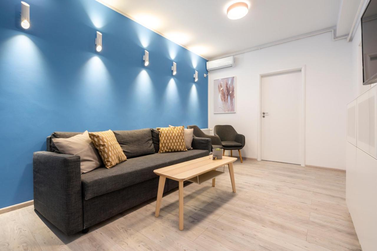 Blue Design Apartament In Magheru Bucareste Exterior foto